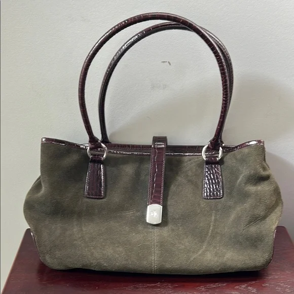 Ralph Lauren | Bags | Ralph Lauren Elegant Olive Green Suede  display picture 1